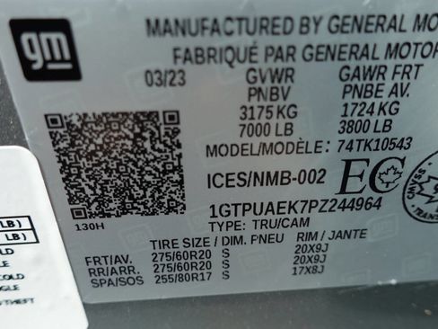 Used 2023 GMC Sierra 1500 Pro w/ Graphite Edition image 60