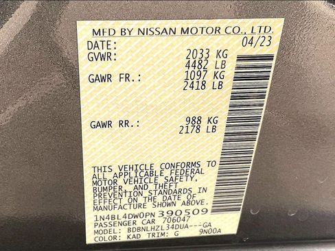 Used 2023 Nissan Altima 2.5 SV image 5