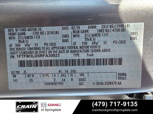Used 2024 Ford F150 XLT w/ Equipment Group 302A MID AWD/4WD image 33