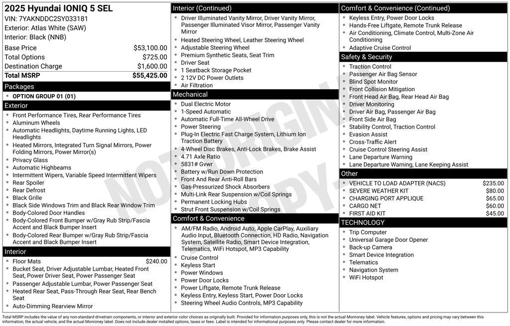 Used 2025 Hyundai Ioniq 5 SEL AWD/4WD image 30