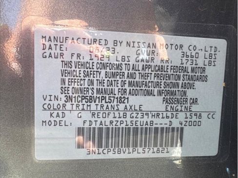 Used 2023 Nissan Kicks S FWD image 18