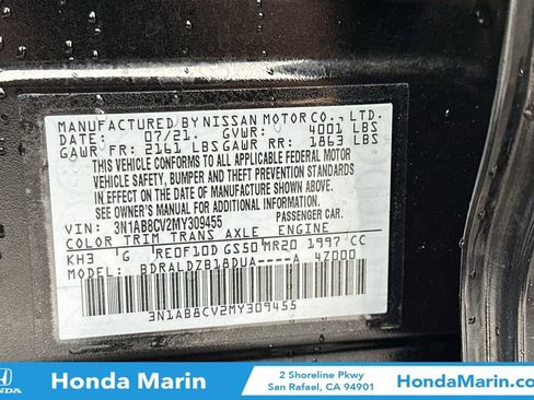 Used 2021 Nissan Sentra SV image 36