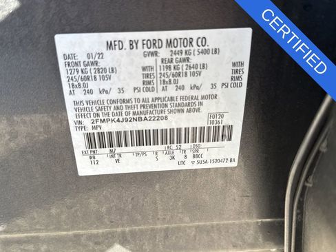 Used 2022 Ford Edge SEL w/ Convenience Package image 28