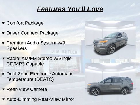 Used 2015 Ford Explorer XLT w/ Equipment Group 202B AWD/4WD image 14
