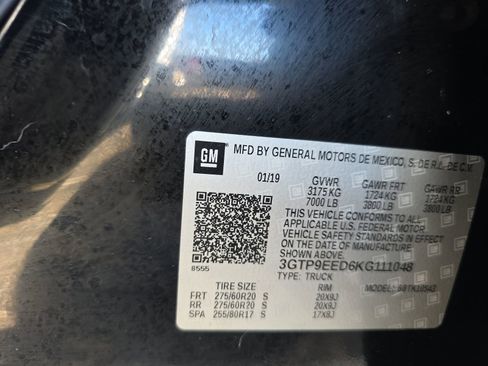 Used 2019 GMC Sierra 1500 AT4 w/ AT4 Preferred Package image 20