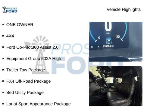 Used 2023 Ford F150 Lariat w/ Equipment Group 502A High image 5