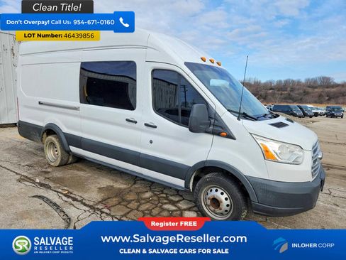 Used 2017 Ford Transit 350 148 High Roof Extended DRW w/ Interior Upgrade Package RWD image 5