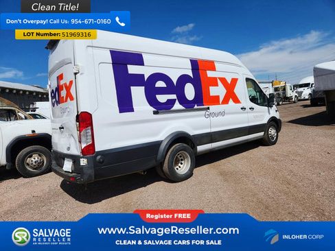Used 2022 Ford Transit 350 148 High Roof Extended DRW w/ Parcel Delivery Package AWD/4WD image 4