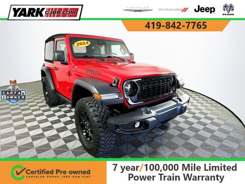 Certified 2024 Jeep Wrangler Willys image 1