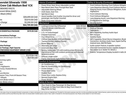 Used 2024 Chevrolet Silverado 1500 Custom w/ LPO, Dark Essentials Package AWD/4WD image 20