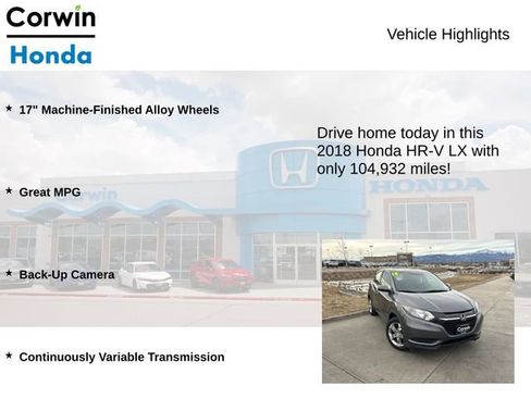 Used 2018 Honda HR-V LX image 6