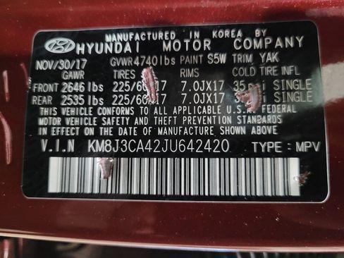 Used 2018 Hyundai Tucson SEL AWD/4WD image 33