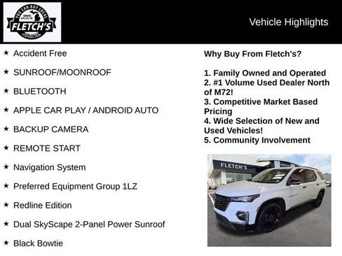 Used 2023 Chevrolet Traverse Premier w/ Redline Edition AWD/4WD image 2