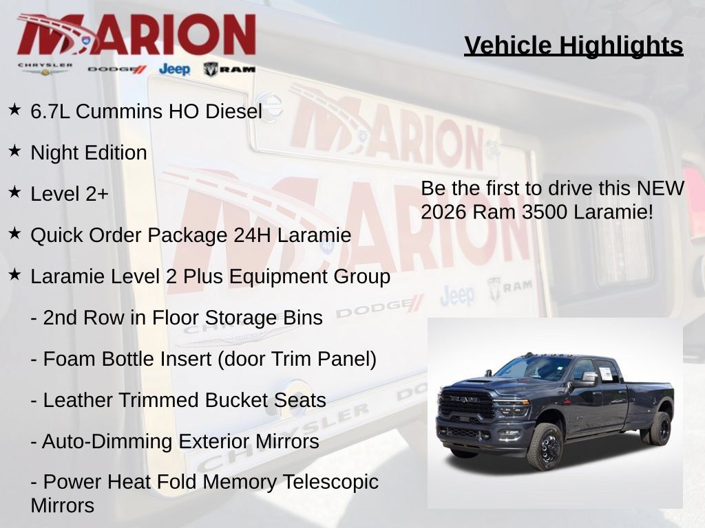 New 2026 RAM 3500 Laramie AWD/4WD image 5
