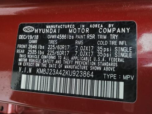 Used 2019 Hyundai Tucson SE FWD image 33