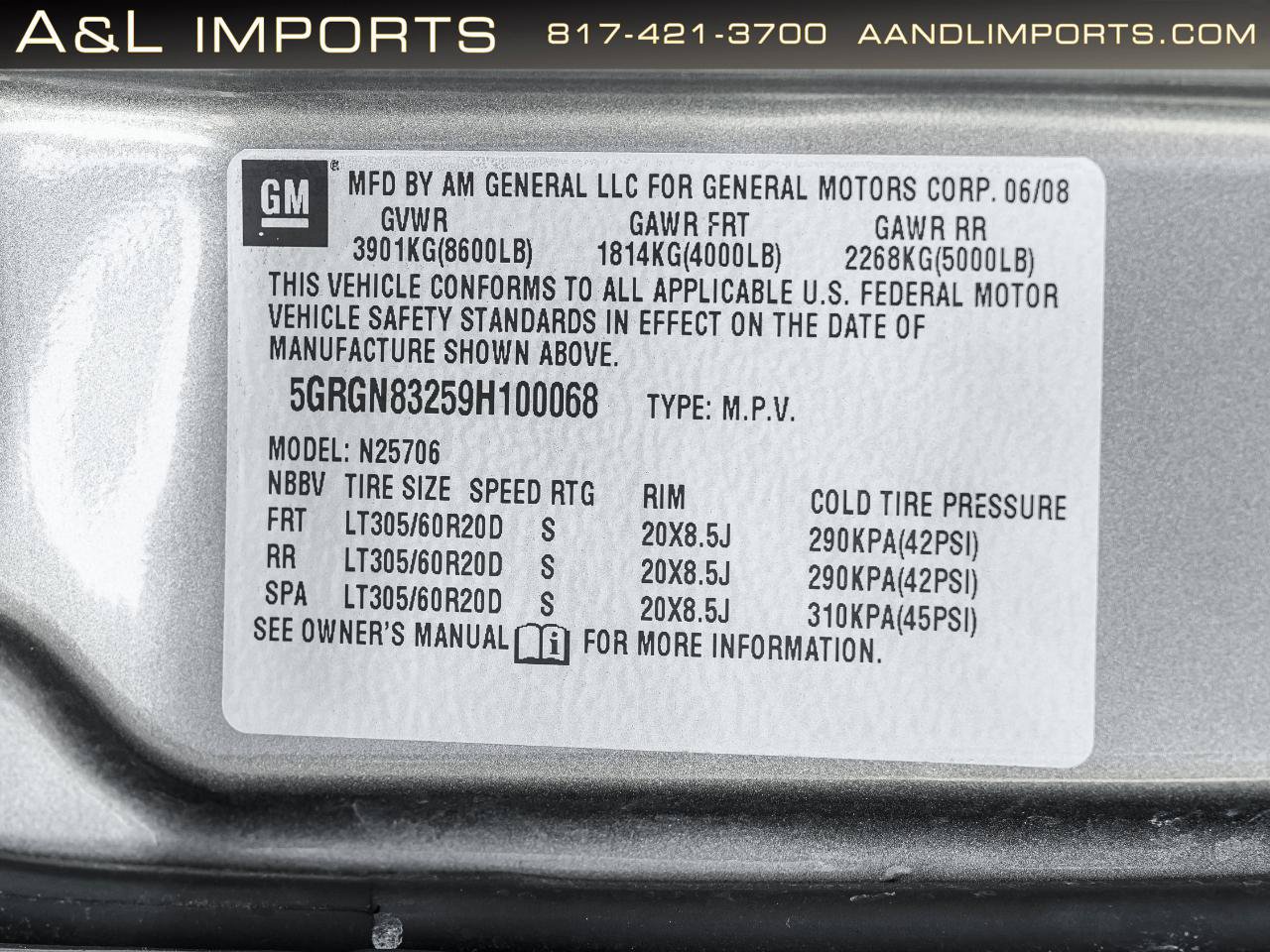 Used 2009 HUMMER H2 Luxury AWD/4WD image 71