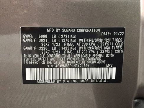 Used 2022 Subaru Ascent Limited w/ Technology Package image 28