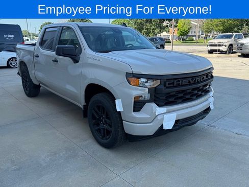 New 2026 Chevrolet Silverado 1500 Custom w/ Turbomax Blackout Package AWD/4WD image 1