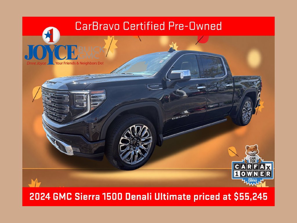 Certified 2024 GMC Sierra 1500 Denali Ultimate AWD/4WD 360° Tour