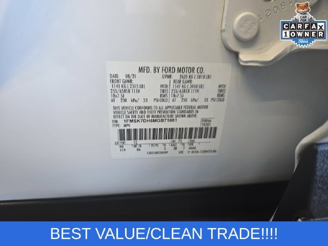 Used 2021 Ford Explorer XLT RWD image 27