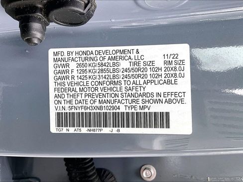 Used 2022 Honda Pilot Sport image 16