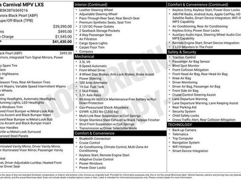 Certified 2026 Kia Carnival FWD image 28
