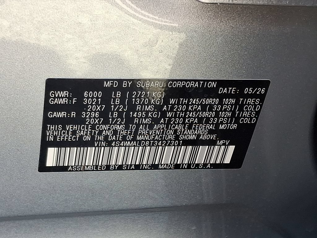 New 2026 Subaru Ascent Bronze Edition AWD/4WD image 10