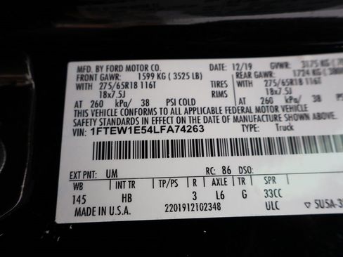 Used 2020 Ford F150 Lariat w/ Equipment Group 502A Luxury image 41