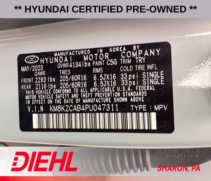 Certified 2023 Hyundai Kona SE w/ Cargo Package AWD/4WD image 9