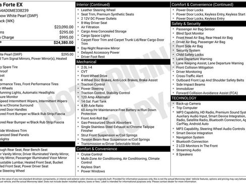 Used 2021 Kia Forte EX FWD image 3