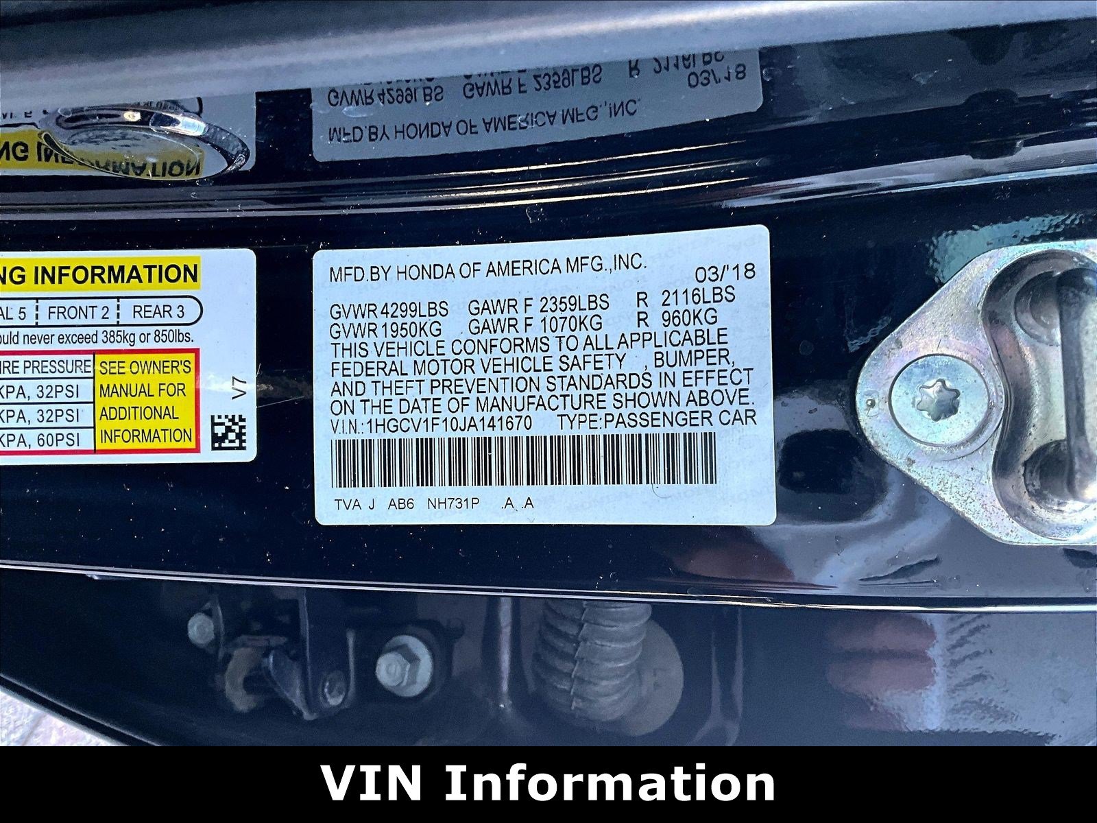 Used 2018 Honda Accord LX image 18