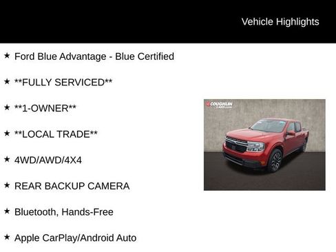 Used 2022 Ford Maverick Lariat w/ Lariat Luxury Package AWD/4WD image 2