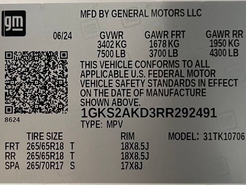 Used 2024 GMC Yukon SLE AWD/4WD image 60