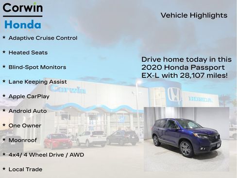 Used 2020 Honda Passport EX-L image 6