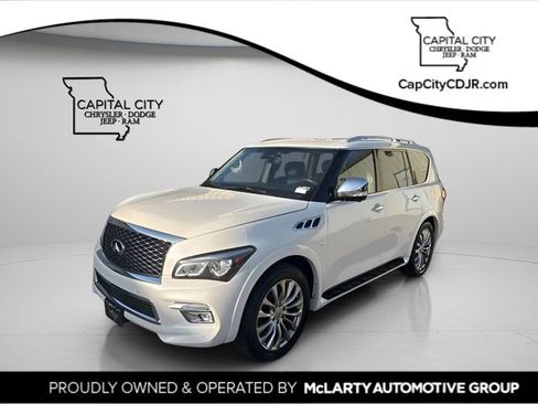 Used 2016 INFINITI QX80 4WD w/ Deluxe Technology Package image 1