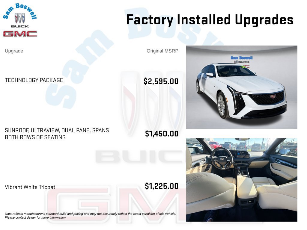 Used 2026 Cadillac CT5 Premium Luxury w/ Technology Package RWD image 4
