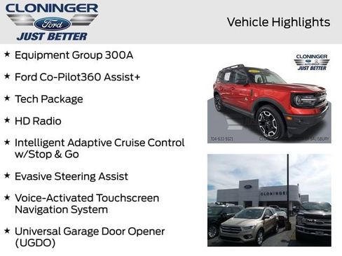 Used 2023 Ford Bronco Sport Outer Banks w/ Tech Package image 4