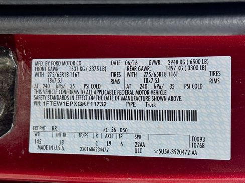 Used 2016 Ford F150 XLT w/ Equipment Group 302A Luxury AWD/4WD image 28