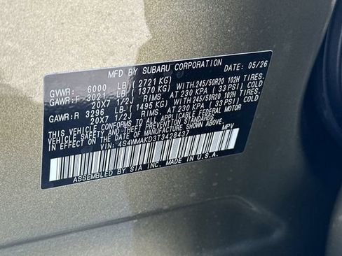 New 2026 Subaru Ascent Touring AWD/4WD image 26