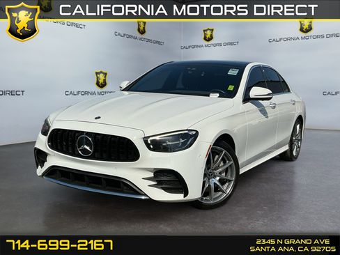 Used 2022 Mercedes-Benz E 350 Sedan w/ AMG Line Exterior image 1