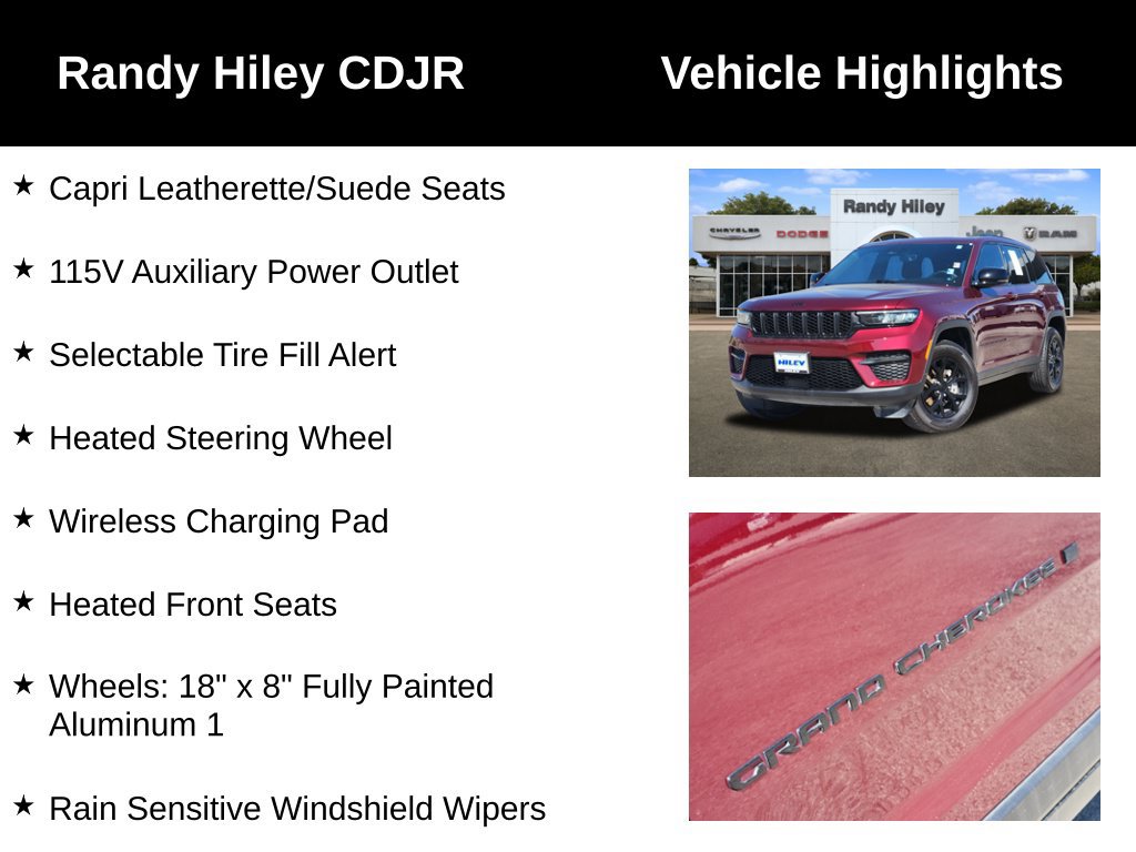 Used 2025 Jeep Grand Cherokee Altitude AWD/4WD image 10