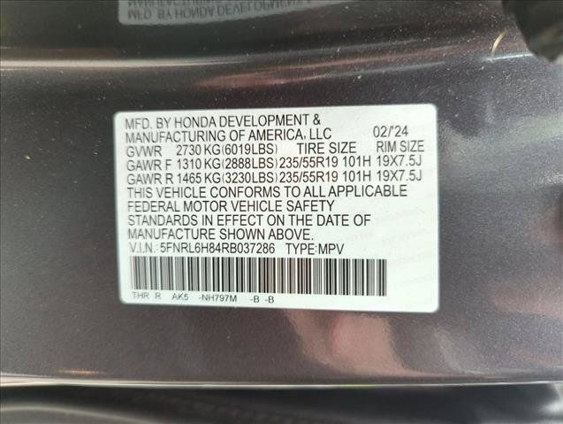 Certified 2024 Honda Odyssey Touring image 14