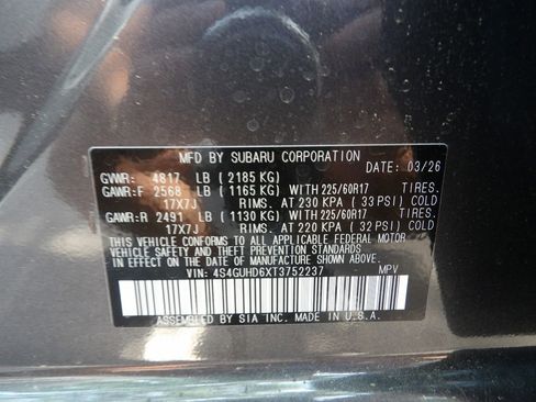 New 2026 Subaru Crosstrek 2.0i Premium AWD/4WD image 30