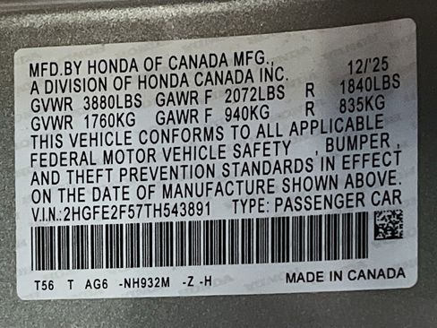Used 2026 Honda Civic Sport image 28