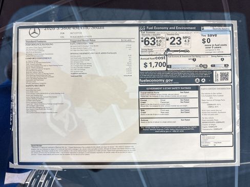 New 2026 Mercedes-Benz S 580e 4MATIC Sedan image 32