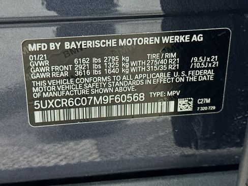 Used 2021 BMW X5 xDrive40i w/ Convenience Package AWD/4WD image 33