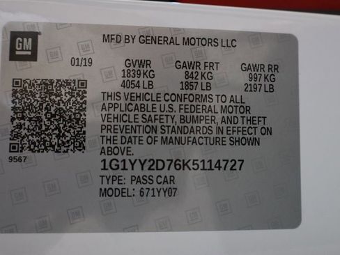Used 2019 Chevrolet Corvette Grand Sport RWD image 34