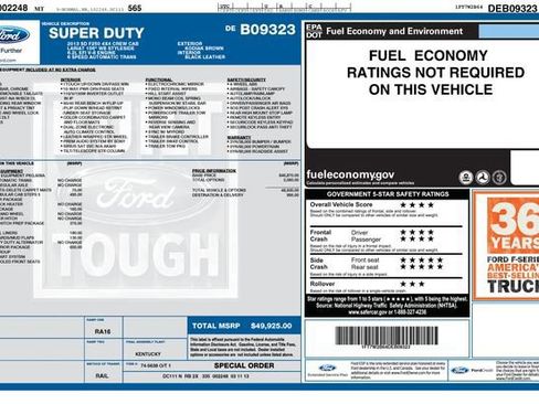 Used 2013 Ford F250 Lariat w/ Lariat Interior Pkg AWD/4WD image 2