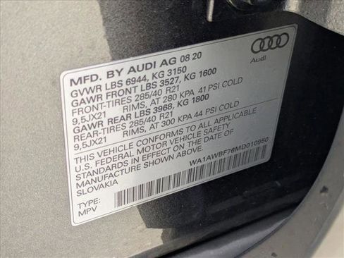 Used 2021 Audi SQ7 Premium Plus w/ Executive Package image 28