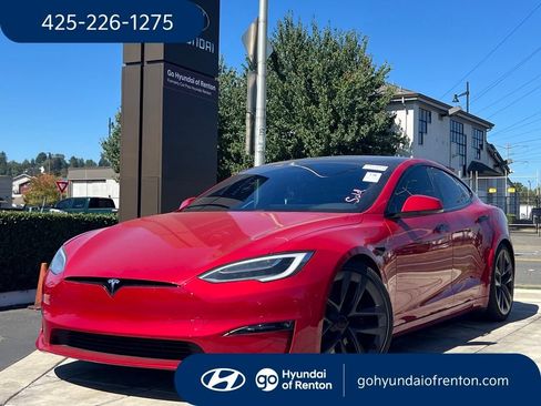 Used 2021 Tesla Model S Long Range AWD/4WD image 1